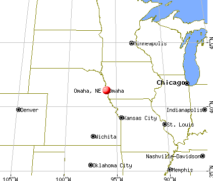 Omaha, Nebraska map