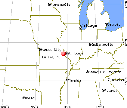 Eureka, Missouri map