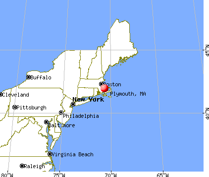 Plymouth, Massachusetts map