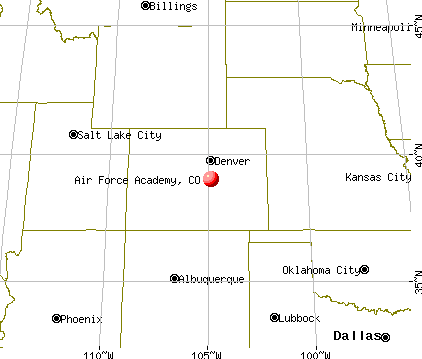 Air Force Academy, Colorado map