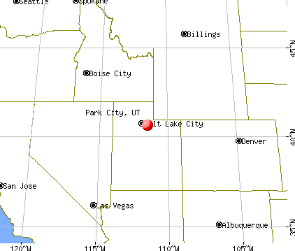 Park City, Utah map