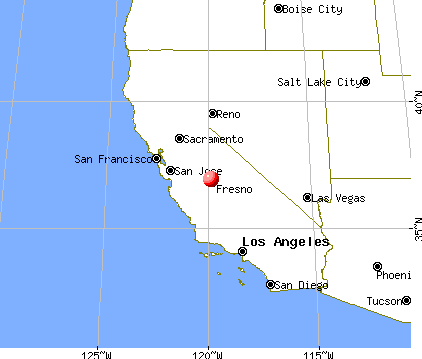 Bonadelle Ranchos-Madera Ranchos, California map