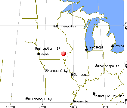 Washington, Iowa map