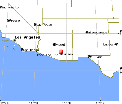 Catalina, Arizona map
