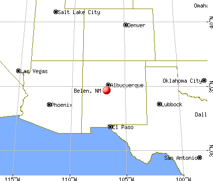 Belen, New Mexico map