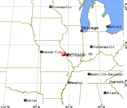 Wentzville, Missouri map