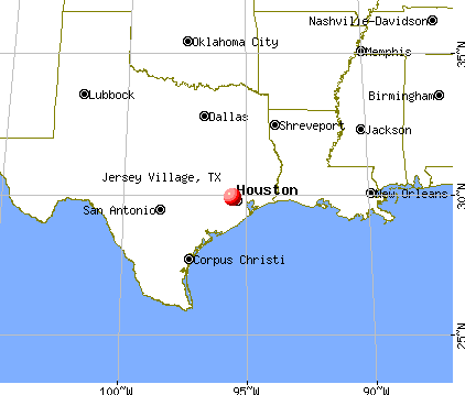 Jersey Village, Texas map