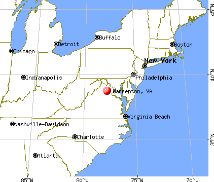 Warrenton, Virginia map