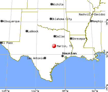 Marlin, Texas map