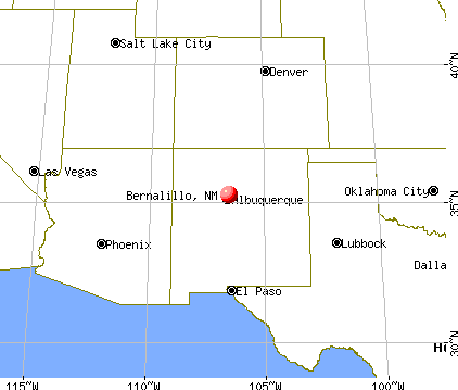 Bernalillo, New Mexico map