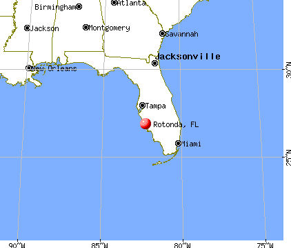 Rotonda, Florida map