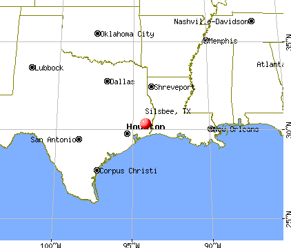 Silsbee, Texas map