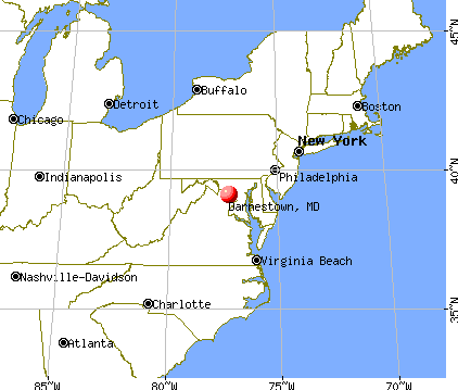 Darnestown, Maryland map