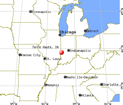 Terre Haute, Indiana map