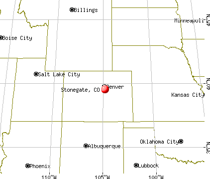Stonegate, Colorado map
