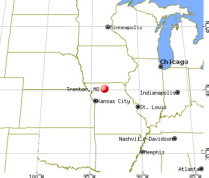 Trenton, Missouri map