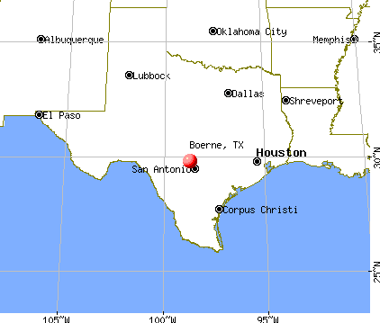 Boerne, Texas map