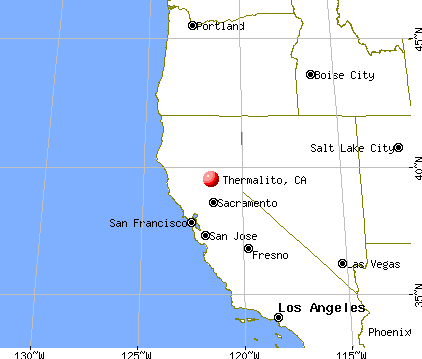 Thermalito, California map