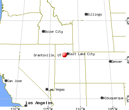 Grantsville, Utah map
