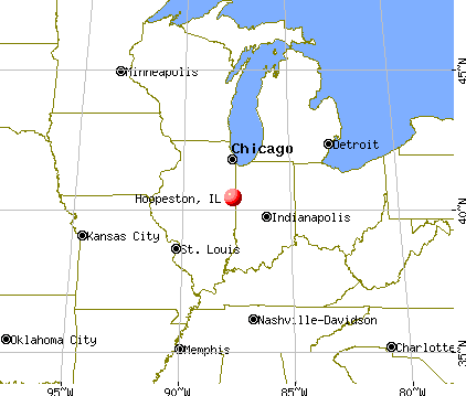 Hoopeston, Illinois map