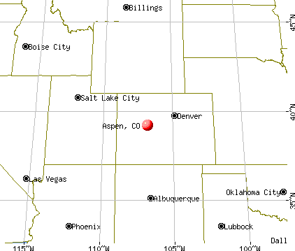 Aspen, Colorado map