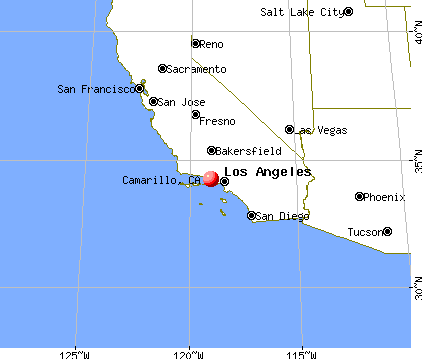 Camarillo, California map