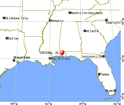Satsuma, Alabama map