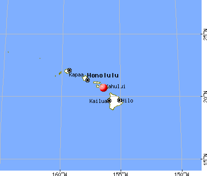 Wailea-Makena, Hawaii map