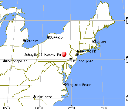 Schuylkill Haven, Pennsylvania map