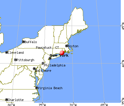 Pawcatuck, Connecticut map