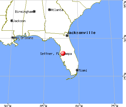 Seffner, Florida map