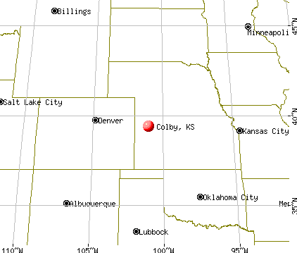 Colby, Kansas map