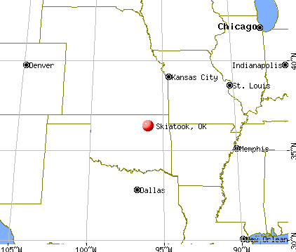 Skiatook, Oklahoma map