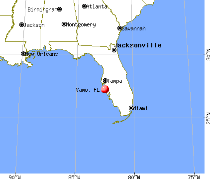 Vamo, Florida map
