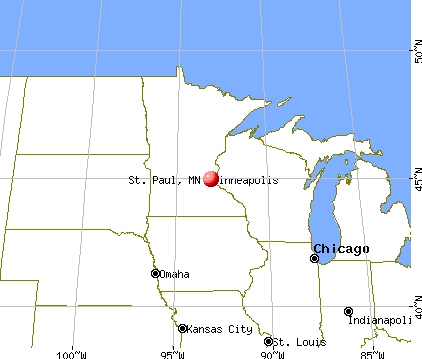 Where is Saint Paul, MN? / Where is Saint Paul Located in the US Map