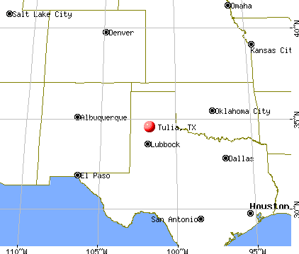 Tulia, Texas map