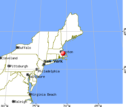 Ocean Bluff-Brant Rock, Massachusetts map