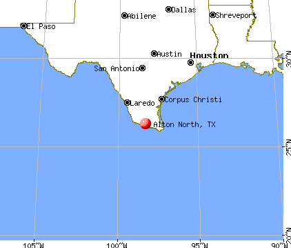 Alton North, Texas map