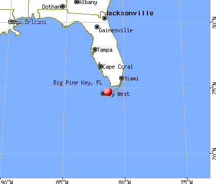 Big Pine Key, Florida map