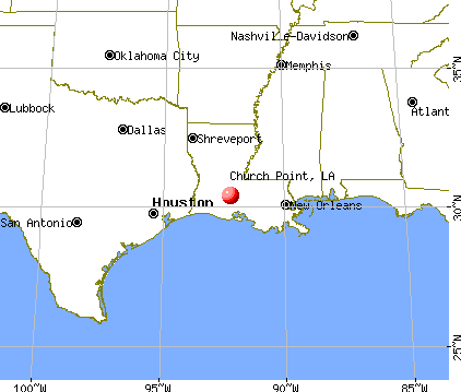 Church Point, Louisiana map