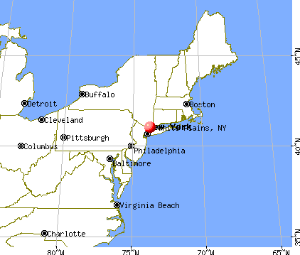 White Plains, New York map