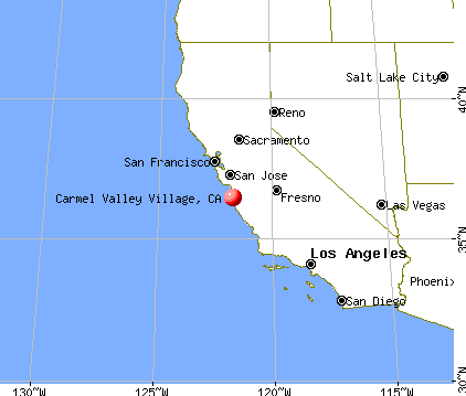Carmel Valley Village, California map
