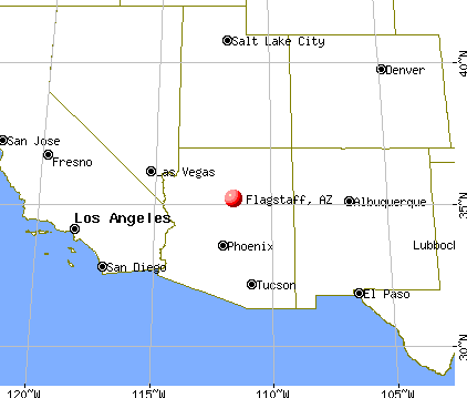 Flagstaff, Arizona map