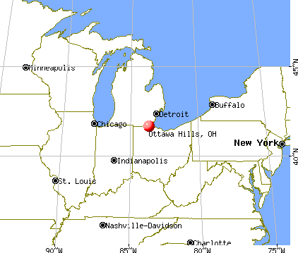 Ottawa Hills, Ohio map