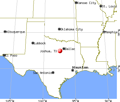 Joshua, Texas map