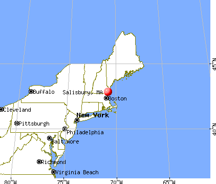 Salisbury, Massachusetts map