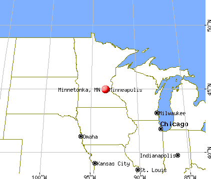 Minnetonka, Minnesota map