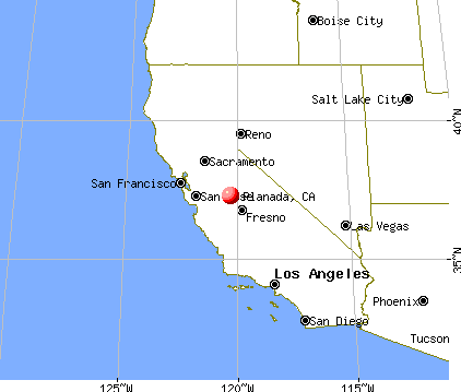 Planada, California map
