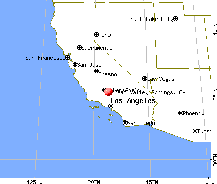Bear Valley Springs, California map