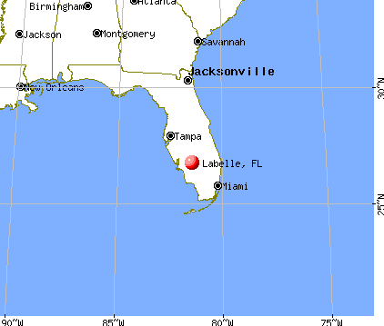 Labelle, Florida map